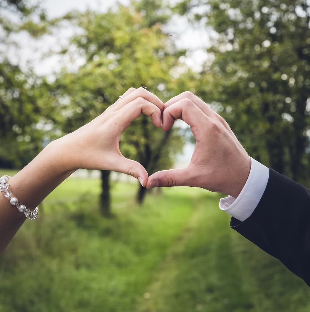 Couple celebrating their anniversary