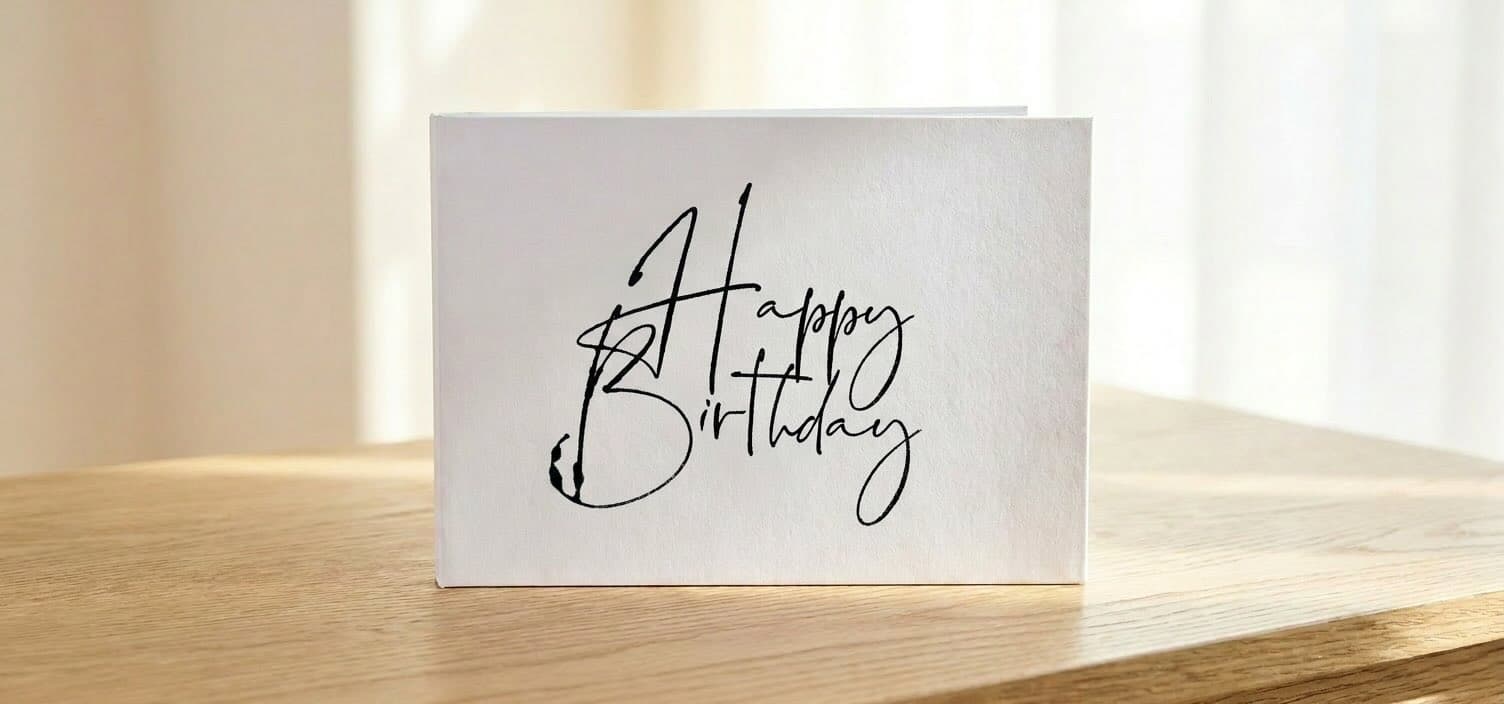 Videobook birthday cover design
