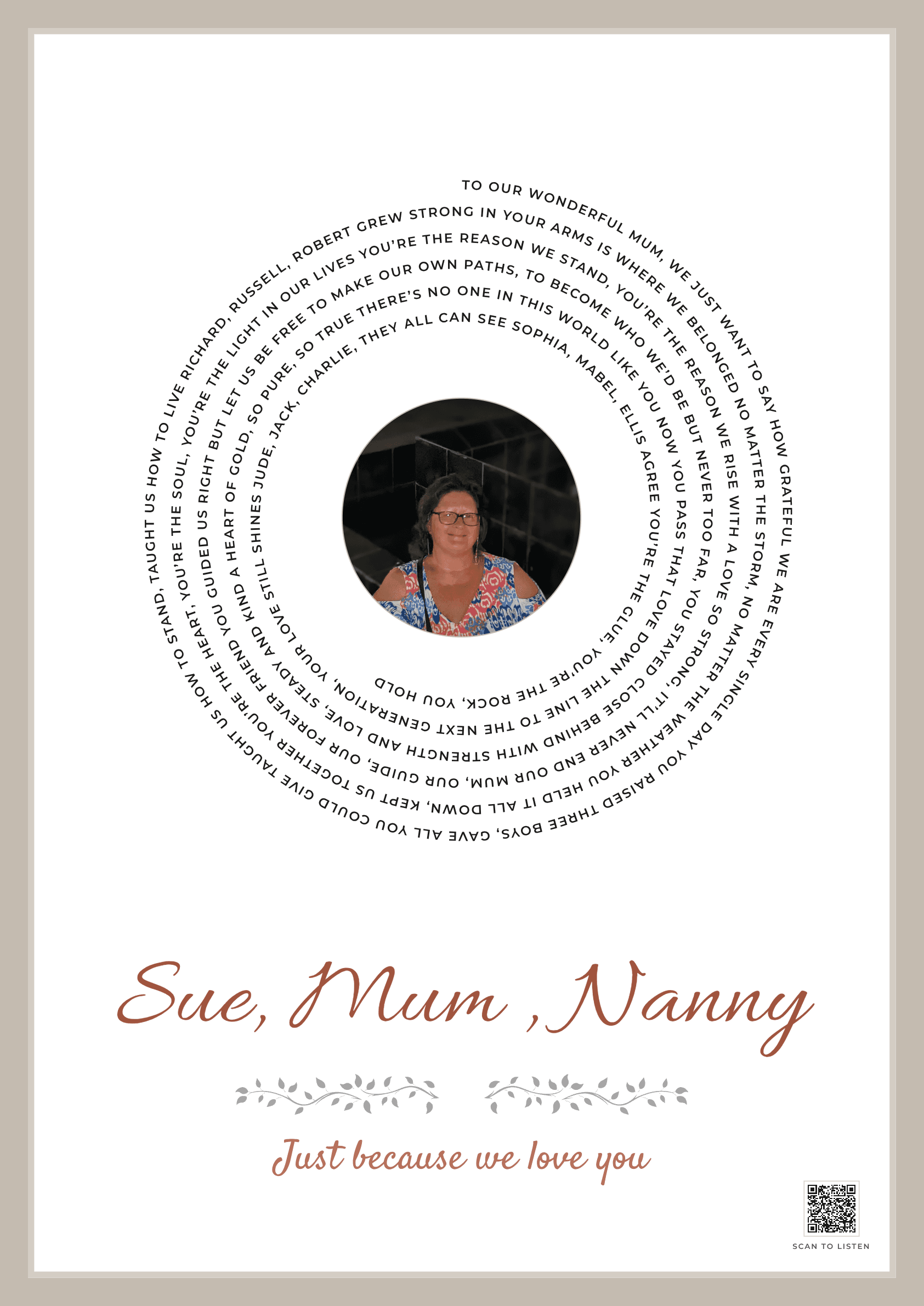 You’re Our Light, Mum