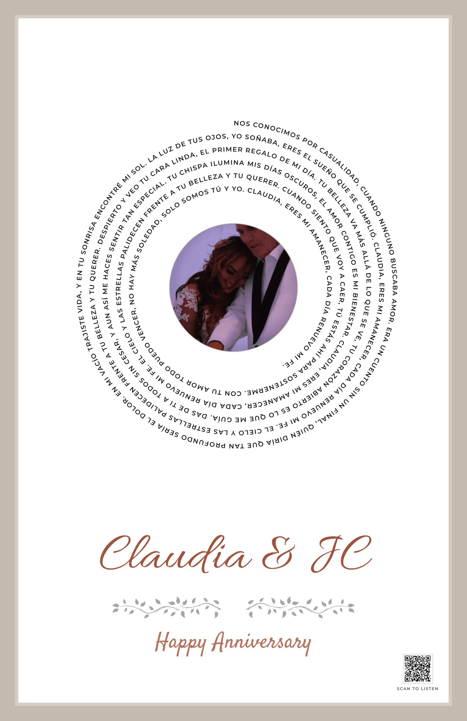 Claudia, Eres Mi Amanecer