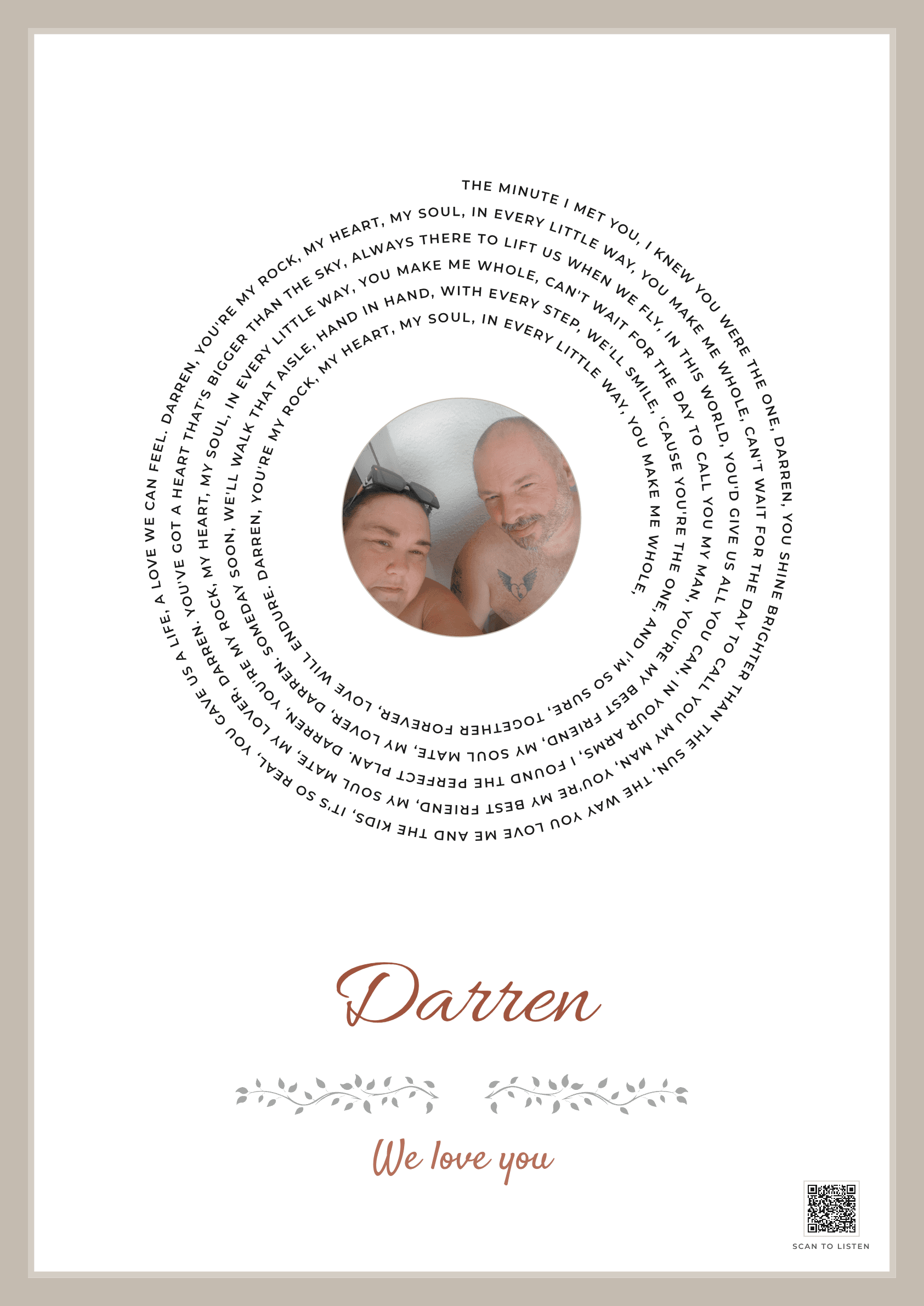 You're the One, Darren